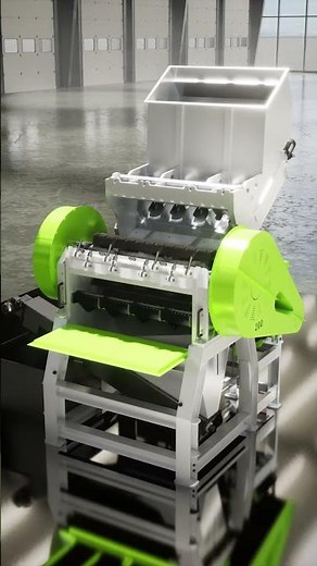 INAN TECH 80.200 Heavy-Duty Plastic Crusher Machine | High-Capacity Industrial Granulator