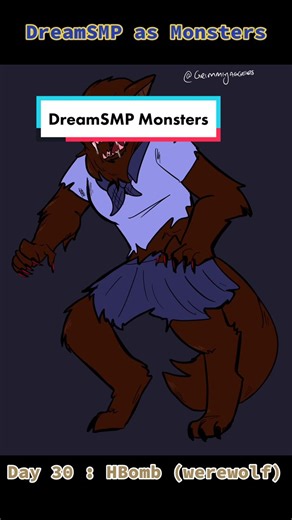 DreamSMP Monsters: Exploring HBomb as a Werewolf