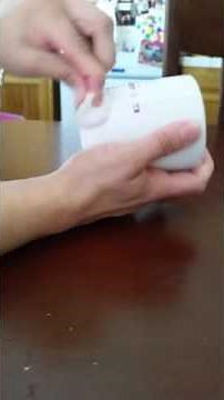 How to remove a logo from a coffee mug