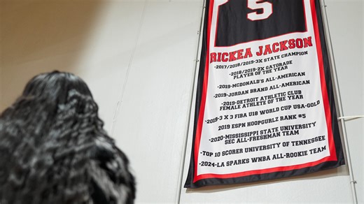 Rickea Jackson returns to Detroit Edison to have her jersey retired