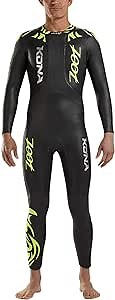 Zoot Men's Triathlon Kona 1.0 Wetsuit, Full Body Neoprene Triathlete Suit for Open Water Swimming Ironman Racing