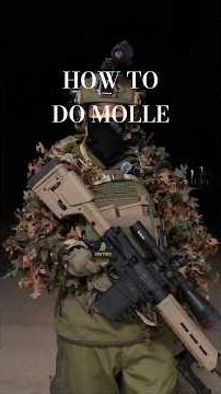 A quick tutorial on how to weave MOLLE/PALS pouches.