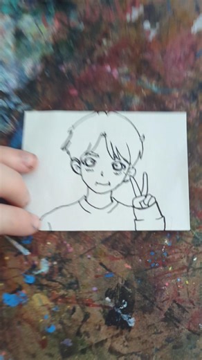 make a sticker w/ me #art #challenge #sketchbook #sticker