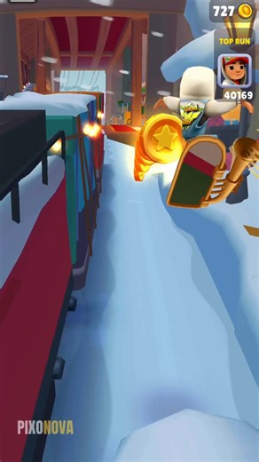 Pixonova | 🧤✨ Jack’s Polar Glide Feels Magic Subway Surfers endless runner gameplay by Pixonova 🎮 #subwaysurfers #endlessrunner #pixonova #trending | Instagram