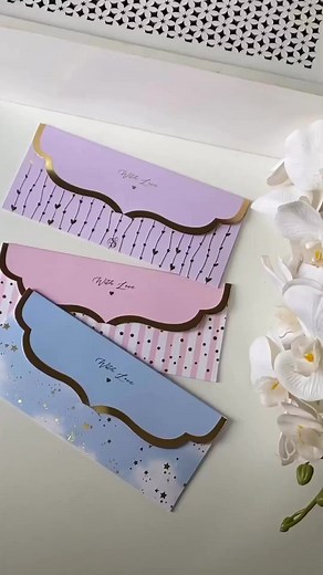 6K views · 19 reactions | Signature Envelope (Azure) Don't we love the colors of the pastel? Send warm wishes and lots of love this Eid with our exquisite envelopes set!  DM us or call us at +8801511181952 to know more~❤️ #Eid_Envelope #signatureenvelopes #savethedate #savethedatedesign | Save The Date | Facebook