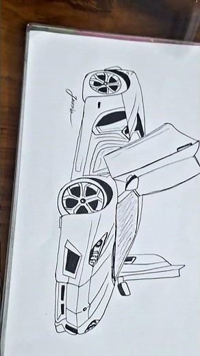 Easy Lamborghini Drawing ✏️ | Step by Step