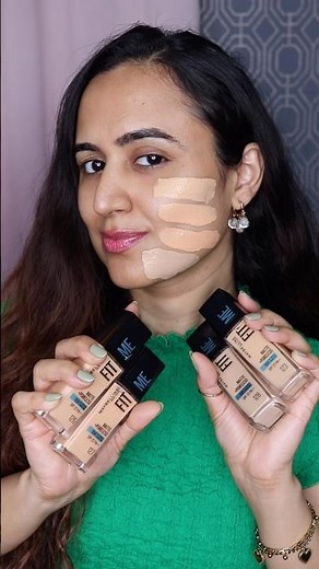 New Shades - Maybelline Fit Me Foundation | Waysheblushes #maybellinefitme