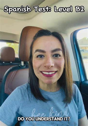 Can you understand this in Spanish? 👀🇪🇸 If you do… your Spanish might be B2 level 🔥 Let’s test it. #spanishteacher #hablaespañol #LearnSpanish #spanishtips #fyp