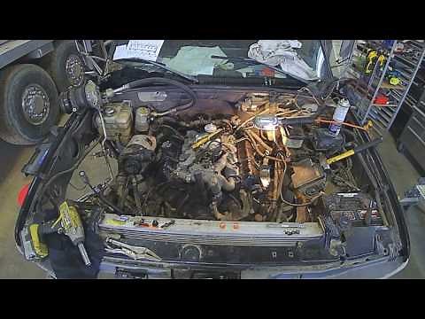 6.5 diesel head gasket replacement (time lapse)