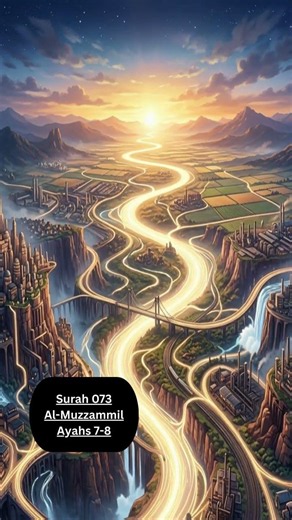 Surah Al-Muzzammil (سورة المزمل) | Ayahs 7–8