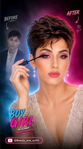 men to women transformation #maletofemale #boytogirl #crossdressing #mtf #transformation