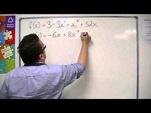 AQA Core 1 7.13 The Second Derivative in Function Notation