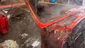 Chemical dipping a 1966 Pontiac GTO! #cars #pontiac #gto #goat #clean #classiccars #restoration #automotive #carguy #musclecar #rust #paint #patina #metal | Trevor Malloy