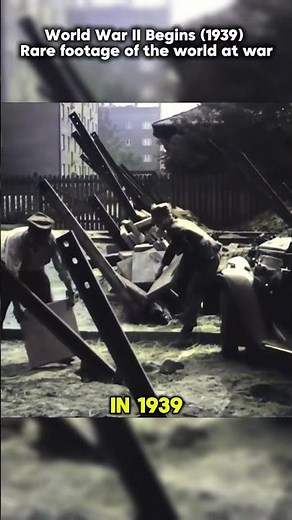 The Day World War II Began | Rare 1939 Footage