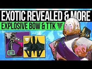 Destiny 2 News | THOUSAND WING EXOTIC & EXPLOSIVE BOW! New Quests, Time to Kill & DLC Gear Tracker