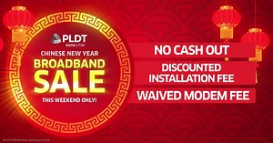 PLDT Home Fibr on SALE! Get big discounts this Chinese New Year weekend! Subscribe now! | PLDT Home