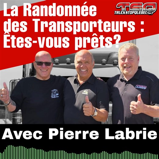 Pierre Labrie et Benoit parlent de leur visite au Groupe Gamache - Centre du Camion Gamache et dévoilent des informations sur la prochaine Randonnée des Transporteurs, au profit d'Opération Enfant Soleil. Écoutez l'entrevue complète : https://podcasts.truckstopquebec.com/jean-francois-maltais-rcorbeil-labrie Suivez la page : La randonnée des Transporteurs #PierreLabrie #GroupeGamache #LaRandonnéeDesTransporteurs #EnfantSoleil #Podcast #Entrevue #TruckStopQuebec #TSQ #LaRadioDesCamionneurs | Truc