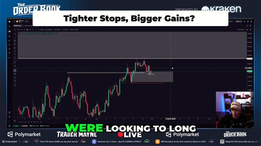 Tradermayne uncovers a cleaner, tighter stop long setup on bitcoin:native."Now that you have this sweep here, you actually have a much better setup, because you can have a much tighter risk-to-reward. Before, your stop loss was almost 3% below your entry. Now, your stop loss is less than 2% below your entry."Feat. @Tradermayne