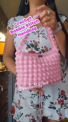 5.4K views · 83 reactions | Crochet Bobble Stitch Handbag  #crochetbyjen #crochethandmade #crochet #crocheting #gantsilyo #crochetbag #fypシ #fypシ゚viralシ | Simply Yarn | Facebook