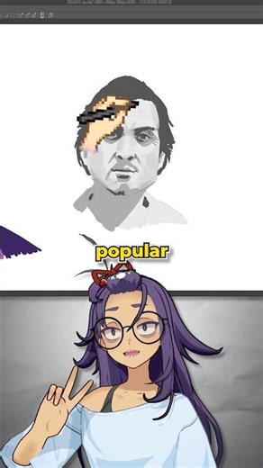 Adding expressions lines to stylized drawings