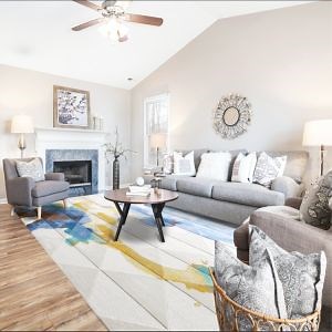 [Hot Item] Handmade Tufting Rug Luxury Decorative Wool Fabric Anti-Slip Floor Mat Carpet Padding