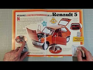 Montez la Renault 5 TL à l'échelle 1/6eme Test Hachette collections présentation du n°1