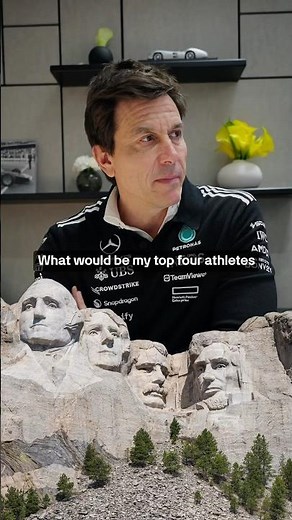 Guess who Toto’s bonus extra pick is for his Mount Rushmore of athletes? #f1 #formula1 #mercedesf1