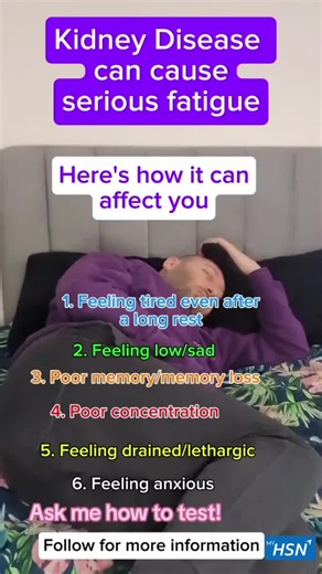 Darren on Instagram: "Kidney Disease fatigue affects patients in many different ways. You are not alone in feeling tired. Management Strategies: Treat Anemia: Medications (like synthetic EPO) or iron supplements can help. Improve Sleep: Address sleep apnea with CPAP or manage restless legs with supplements/medication. Exercise: Regular, gentle physical activity can significantly reduce fatigue. Energy Conservation: Occupational therapists can teach strategies to pace activities and reduce effort
