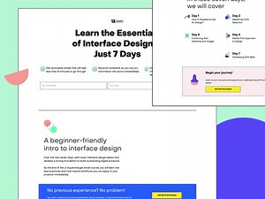 UI Learn Landing Page