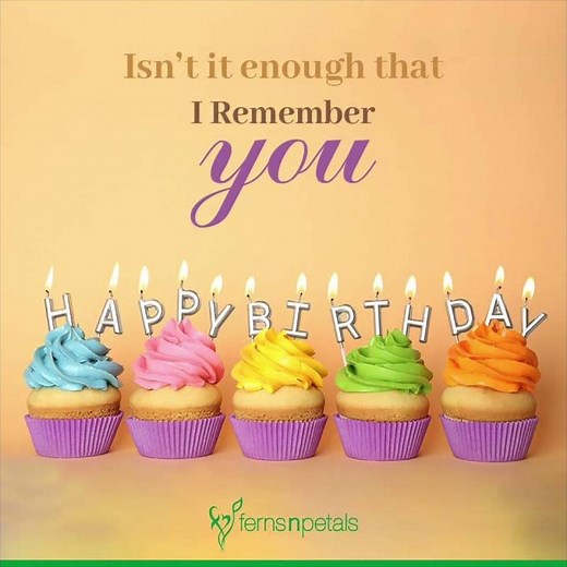 Belated Happy Birthday Wishes & Messages by Ferns N Petals