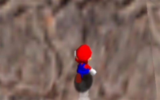 【中级速通技巧】SM64用bug上山。