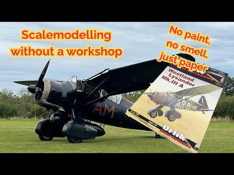 Scalemodelling with paper - Westland Lysander