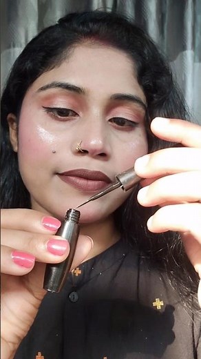 eyeliner hack 👁️#eyeliner #eyelinerhack #eyelinertrick #eyelinertutorial #hack #tutorial #ytshorts