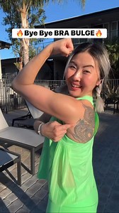 Because your bra should lift, not spill.😂 Bye-bye bra bulge!========== #ByeBraBulge #backexercises #backatworkout #StrongBackSexyBack #SweatRebel | Sweat Rebel