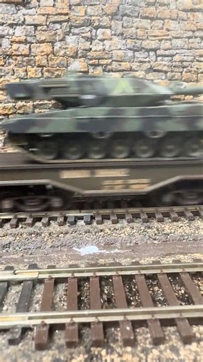 Military train at the Evergreen Railroad Modelers Open House.