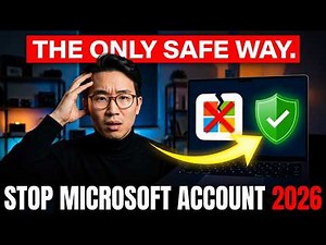 STOP Microsoft Account on Windows 11! The Only Safe Way to Use Windows 11 in 2026