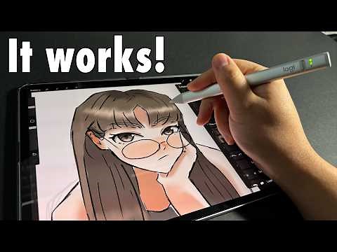 Logitech Crayon | Apple Pencil Alternative for 2024 2025 iPads | Artist Review