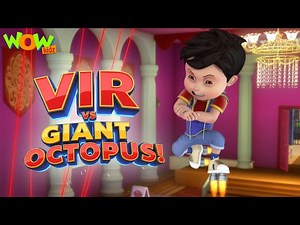 Vir Epic Fight with the Giant Octopus | Vir The Robot Boy Compilation - Videos For Kids