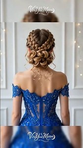 Preciosos Peinados de Ensueño.✨️#peinados #hairstyle #bridehairstyle #graduation #beauty #shorts