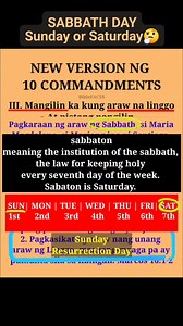 20K views · 693 reactions | Hindi naayon sa Bibliya ang bagong version ng 10 commandments nila. #GodsWord #GodsLaw #10Commandments #Sabbath | Bible Facts | Facebook