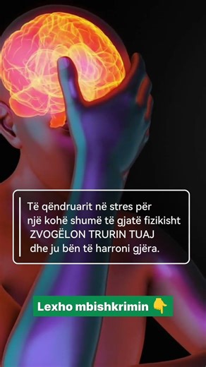 Stresi zvogëlon trurin! 🧠