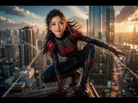 SpiderGirl vs Female Venom 🕷️ | Live Action AI (4K) | Marvel AI