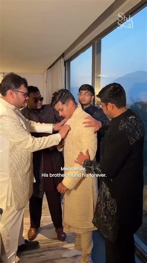 Cheering the loudest from the back ❤️ #wedding #shorts