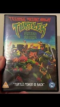 Teenage Mutant Ninja Turtles Mutant Mayhem DVD Unboxing