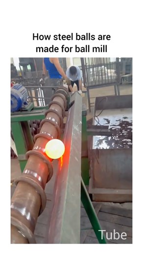 Engineering Tube on Instagram: "Steel balls for ball mills are typically produced through a process that involves forging or casting, followed by heat treatment and finishing. First, high-quality steel, often alloyed with elements like chromium, nickel, or molybdenum for durability, is melted in a furnace. The molten steel is then poured into molds or cast into ingots, which are subsequently forged or hot-rolled into billets. These billets are then cut into smaller pieces and subjected to hot or