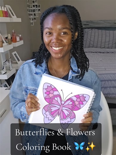 Butterflies & Flowers Coloring Book: Art Therapy Experience