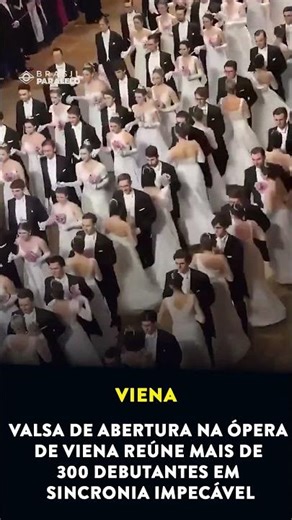 Valsa de abertura na Ópera de Viena reúne mais de 300 debutantes em sincronia impecável