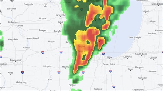 Live radar: Track storms across the Chicago area as potentially severe weather nears