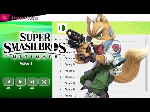 Fox Voices - Super Smash Bros Ultimate