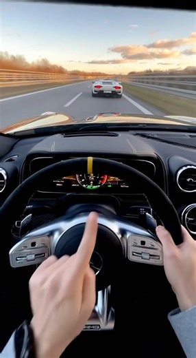 POV Mercedes GTR Road Drive